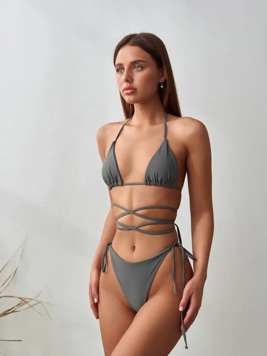 Azura Swimsuit with triangle ties