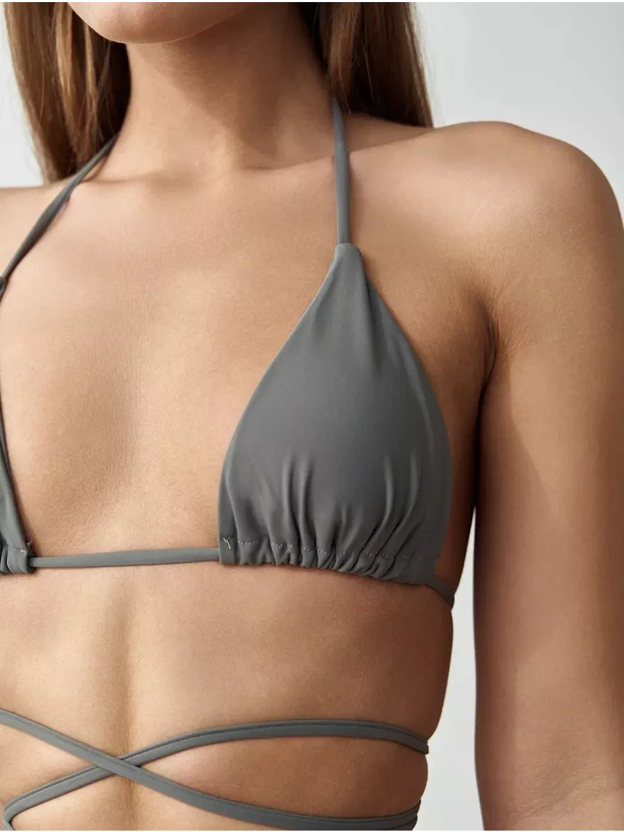 Azura Swimsuit with triangle ties