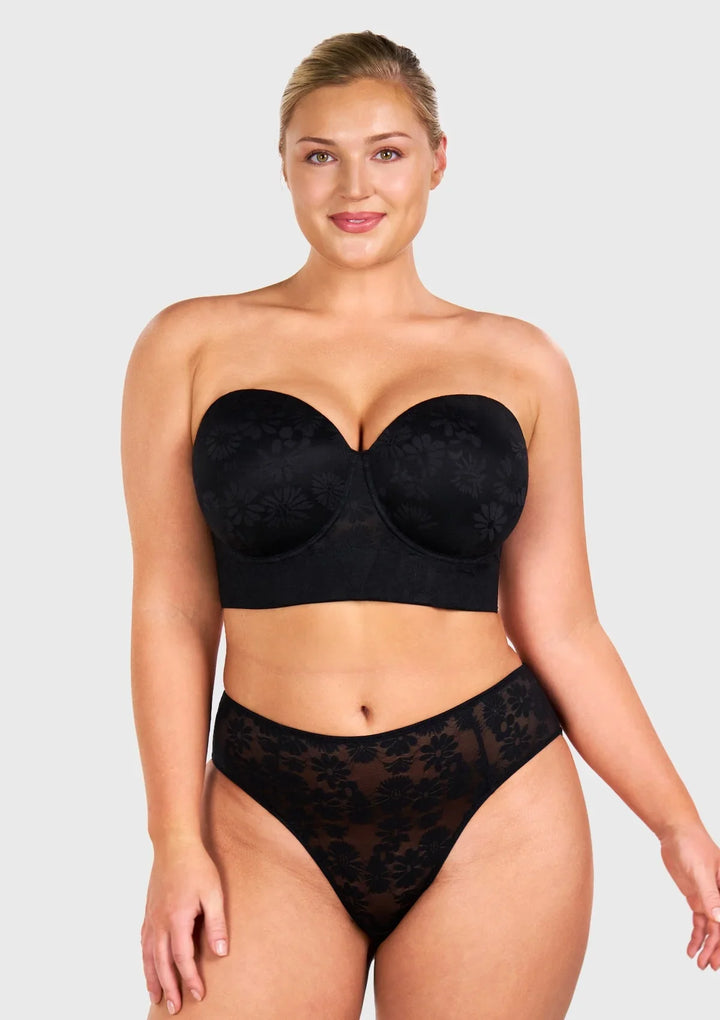 Blossom Strapless Corset Bra