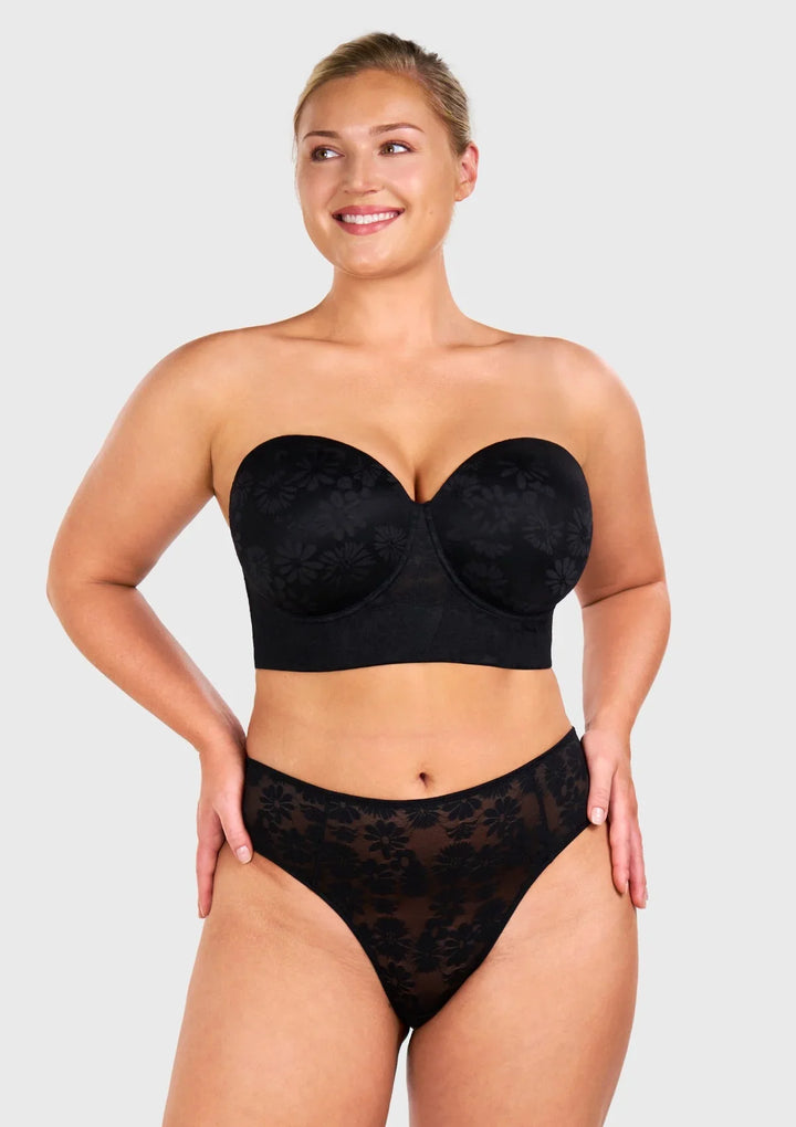 Blossom Strapless Corset Bra