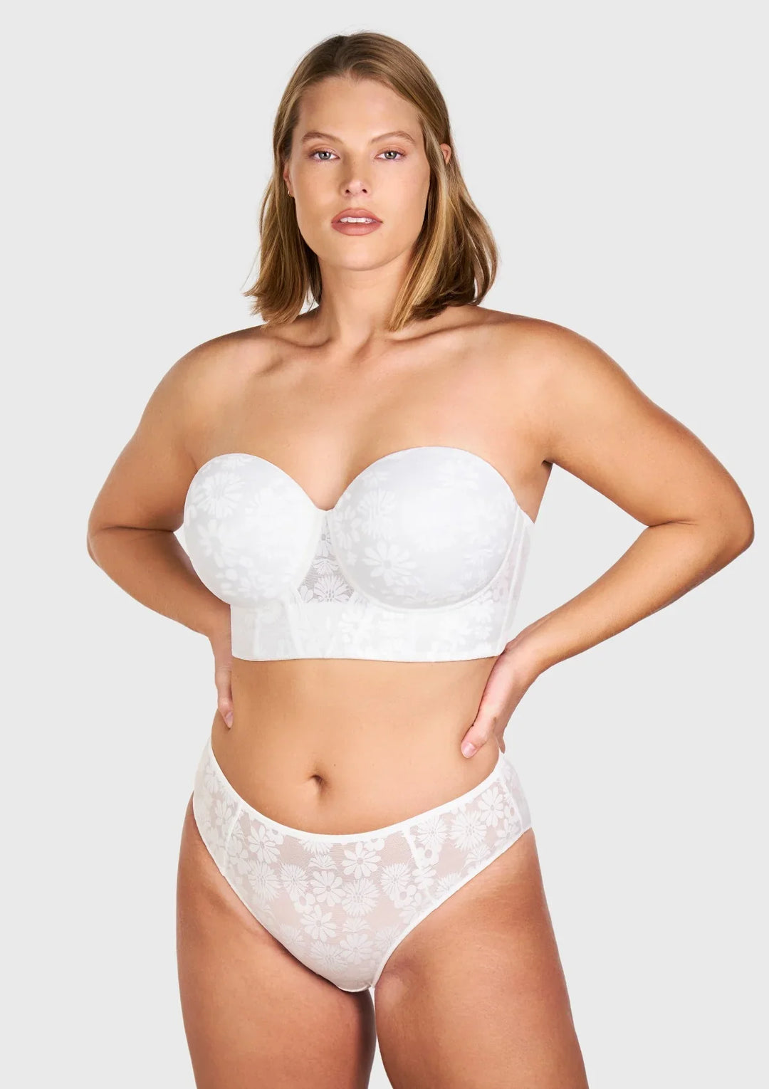 Blossom Strapless Corset Bra