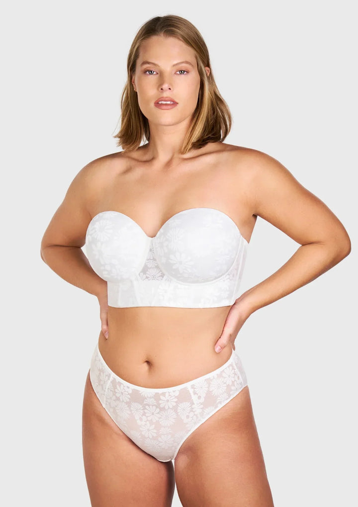 Blossom Strapless Corset Bra