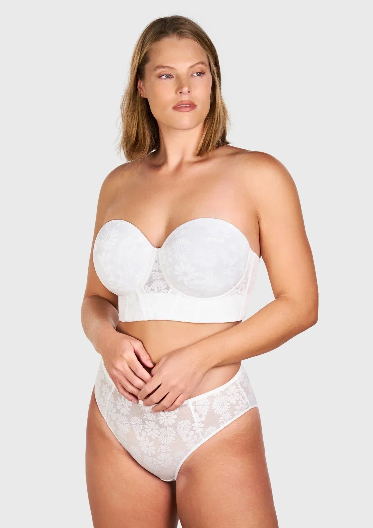 Blossom Strapless Corset Bra