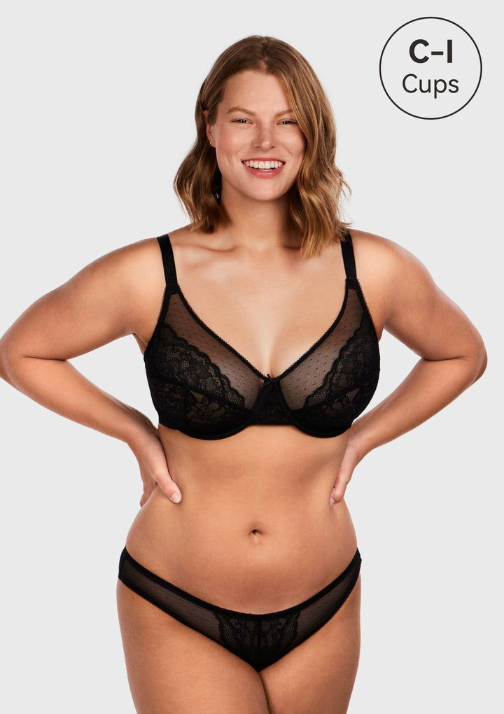 Emma Unlined Underwire Lace Bra