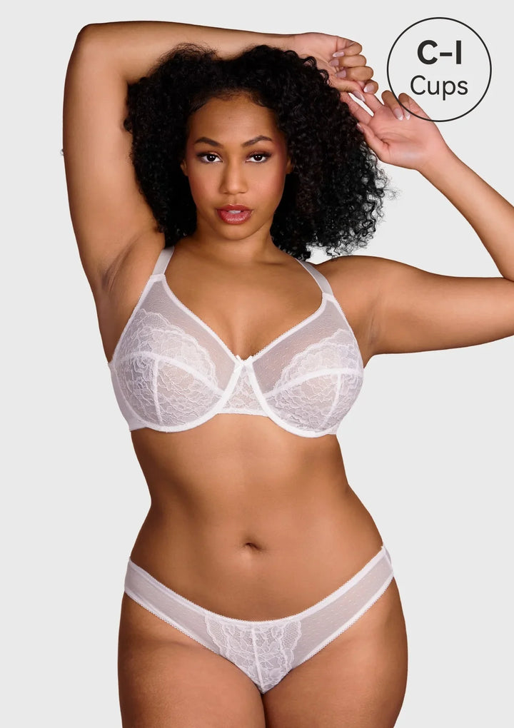 Emma Unlined Underwire Lace Bra