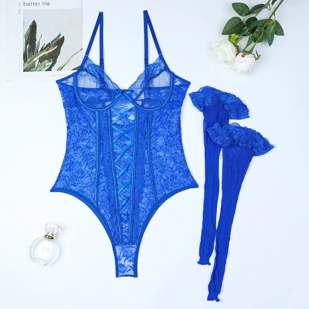 Julia | Lace Lingerie Bodysuit