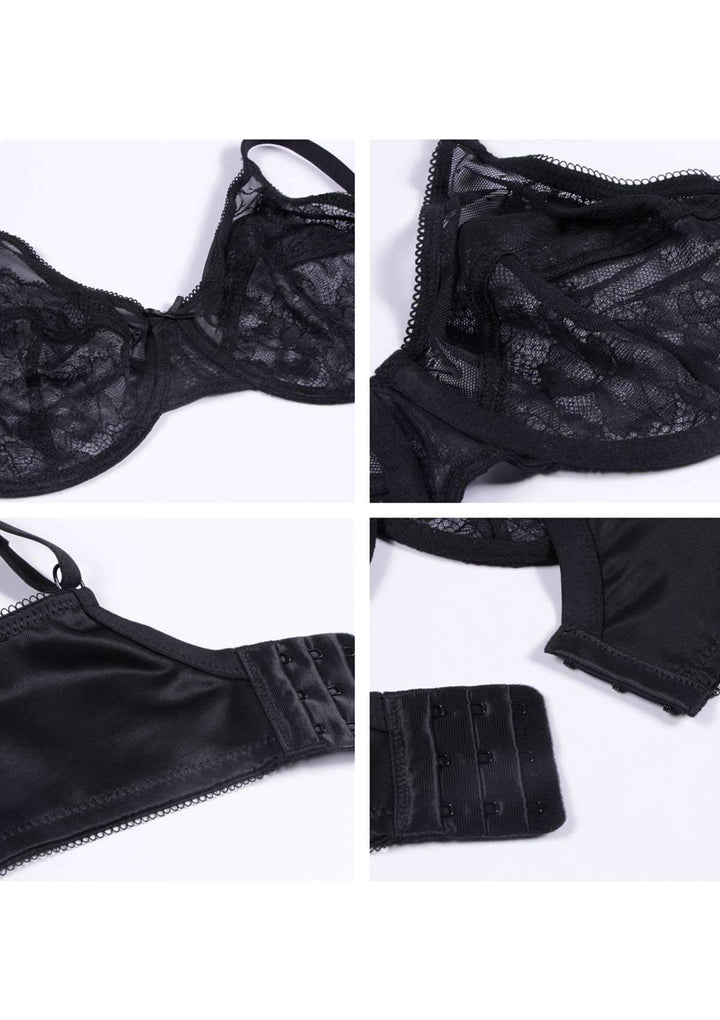 Emma Unlined Underwire Lace Bra