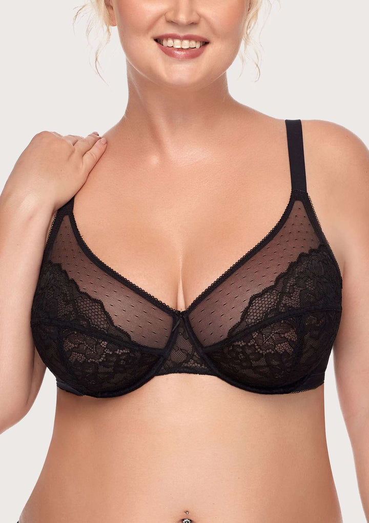 Emma Unlined Underwire Lace Bra