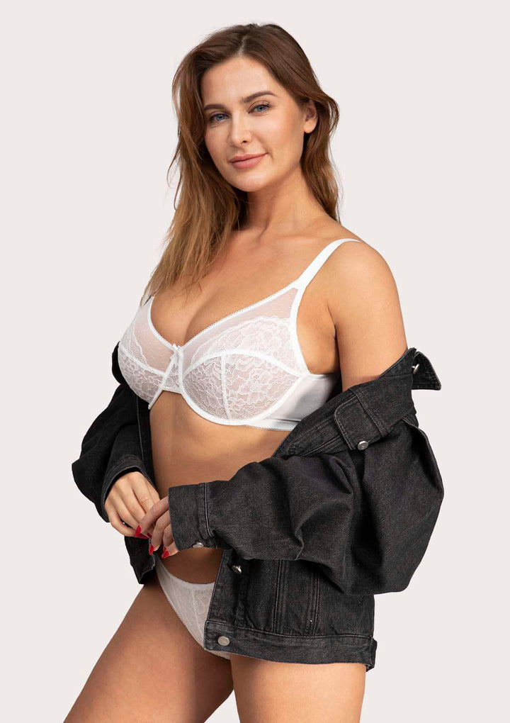 Emma Unlined Underwire Lace Bra
